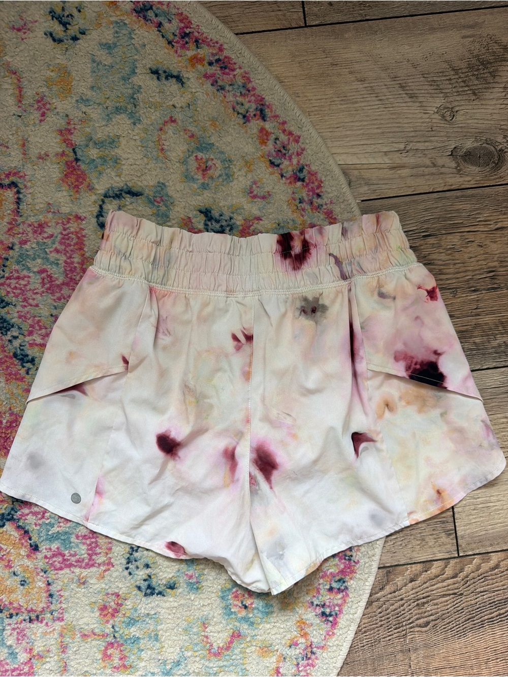 CALIA by Carrie Underwood Pink Tie-Dye Athletic Shorts